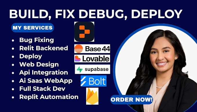 build replit ai app base44 lovable vibe code mvp saas fix bugs n8n supabase