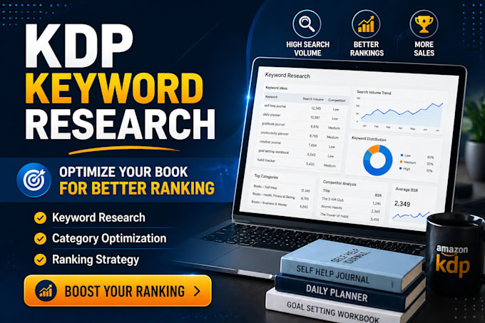 do amazon kdp keyword research and optimize your book for better ranking