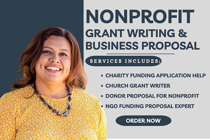 write nonprofit program grant proposal, funding plan and statement of need