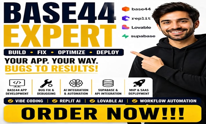 build base 44 app, fix base 44 bug, optimize base 44 app and API integration