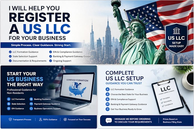 help you register a US llc for your business