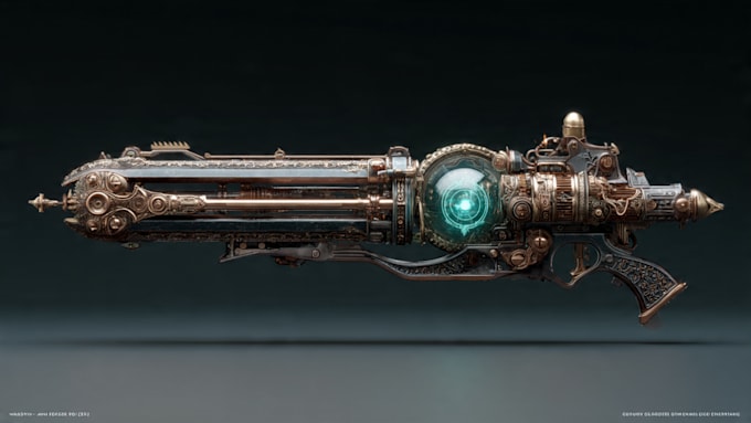 design unique weapons illustrations