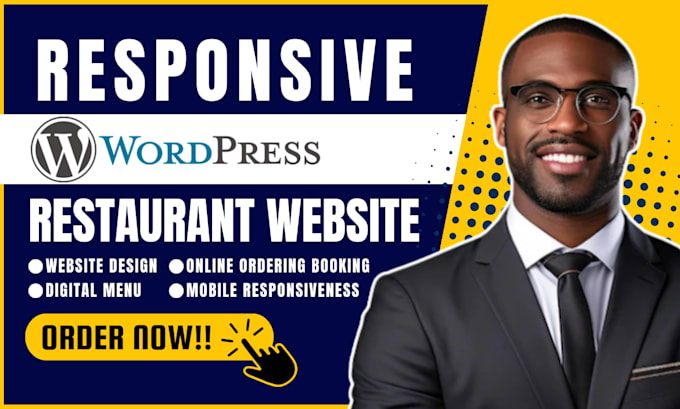 build restaurant website online food menu ordering system cafe website design