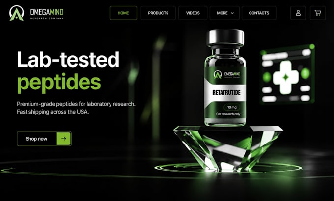 peptide website ecommerce peptide website peptide research website peptide store
