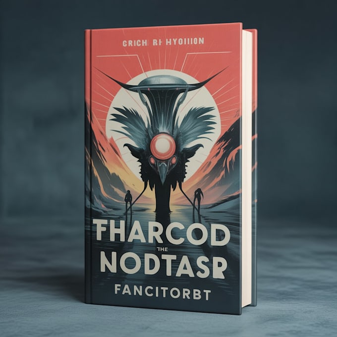 design fiction, sci fi, horror, fantasy book cover,