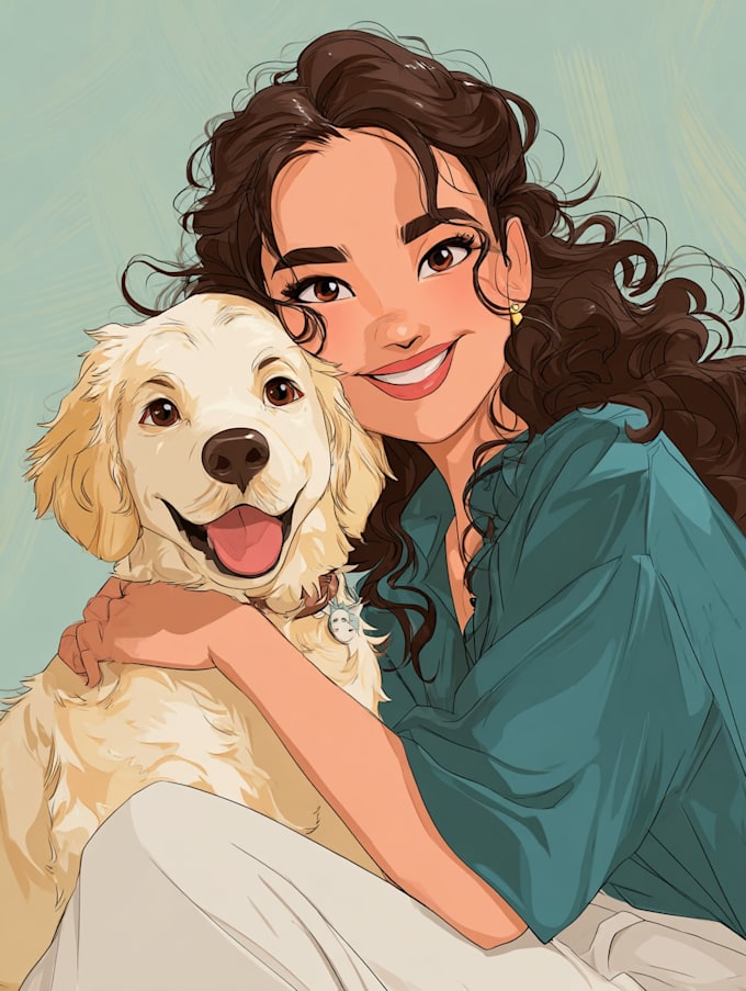 make an cartoon into disney cartoon portrait