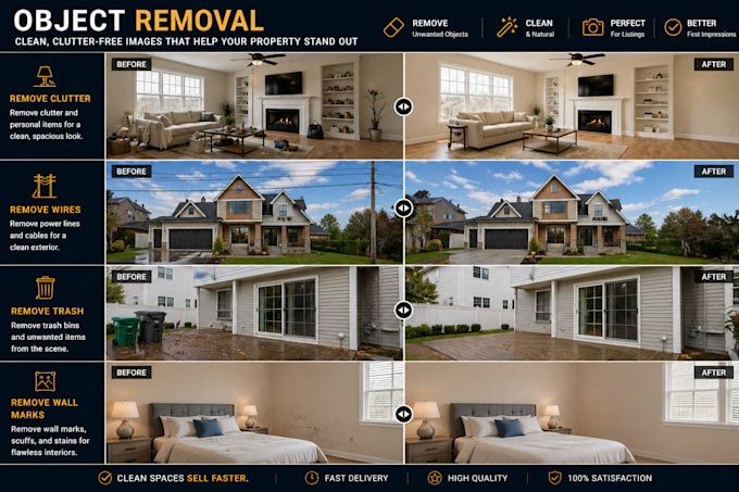 professionally edit real estate photos