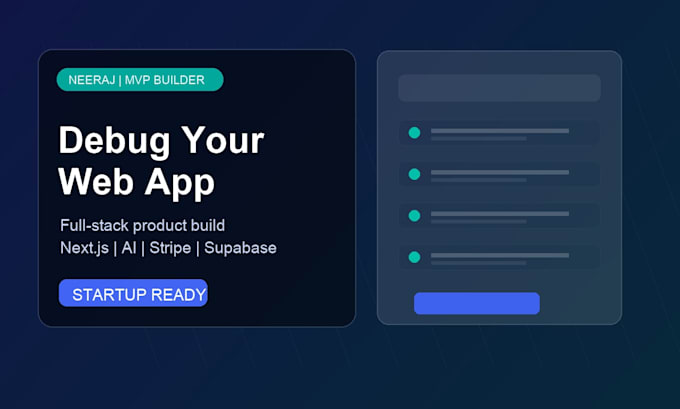 fix bugs debug or add new features to your existing web app or saas