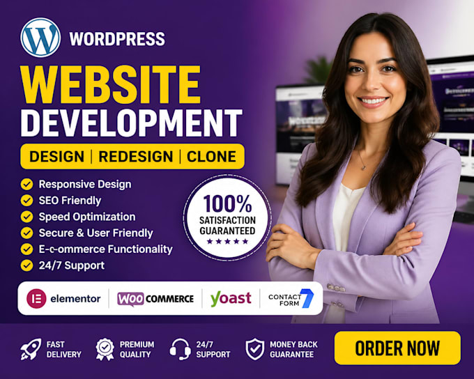 copy, clone, design, redesign website using wordpress, elementor as a developer