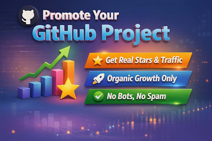 promote github respository to USA get followers, exposure for github project
