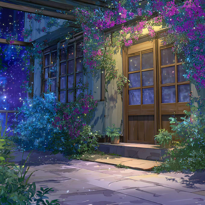 draw background for vtuber assets, visual novel, scene,