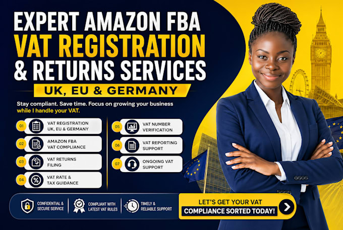 handle amazon fba vat registration returns for UK eu germany