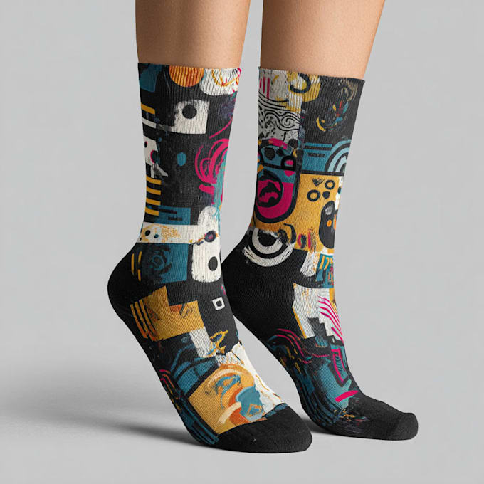 design custom and unique socks design