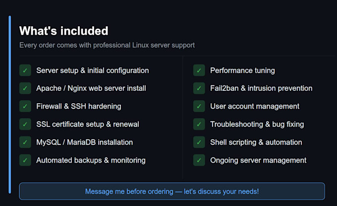 set up, configure, and manage your linux server