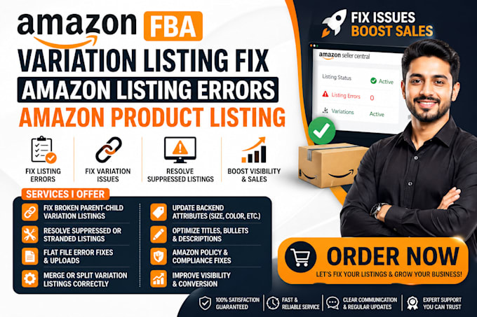 amazon fba variation listing fix amazon listing errors amazon product listing