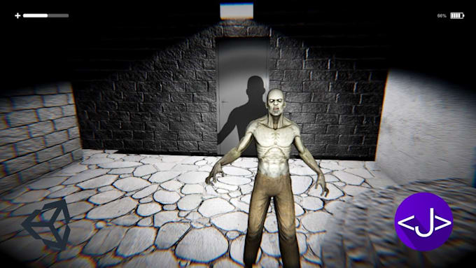 develop a full zombie survival horror game in unity for android