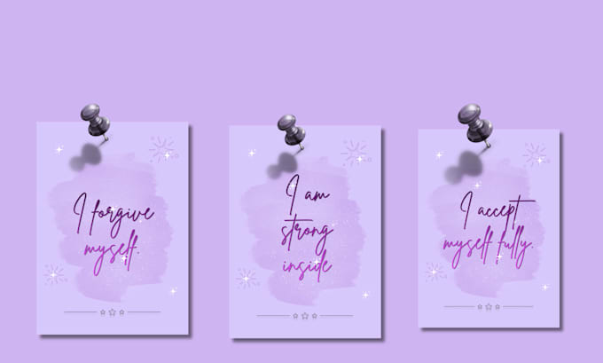 design self love affirmation cards printable