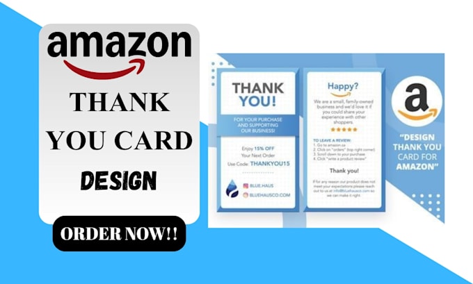 create professional amazon insert cards that sell
