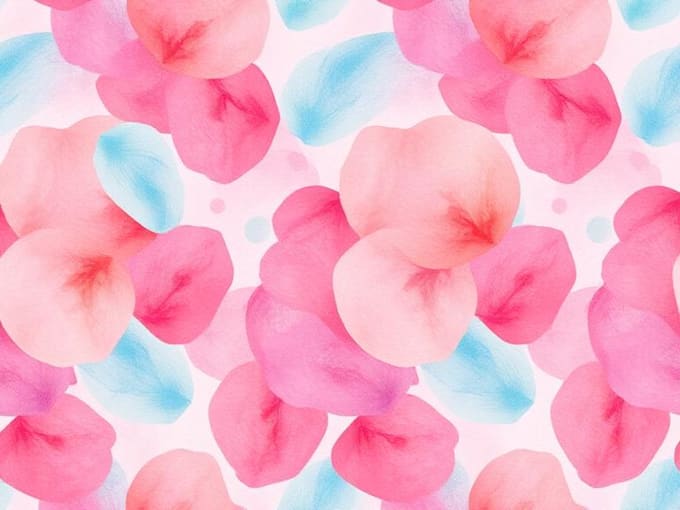 create seamless pattern design, watercolor pattern