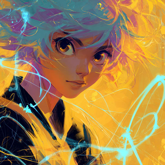 design original anime character art