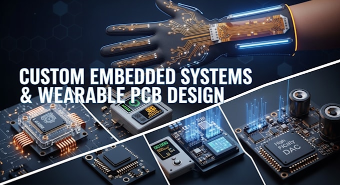 design pcb layout, schematic, wearable, iot and embedded system circuits