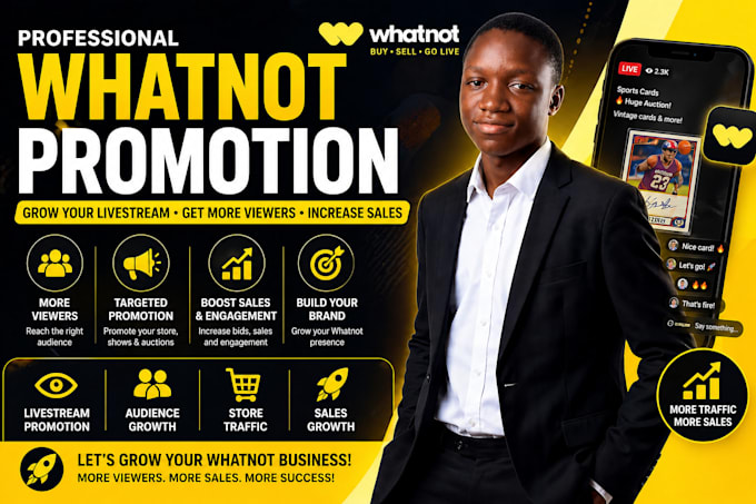 boost traffic to your whatnot livestream sales