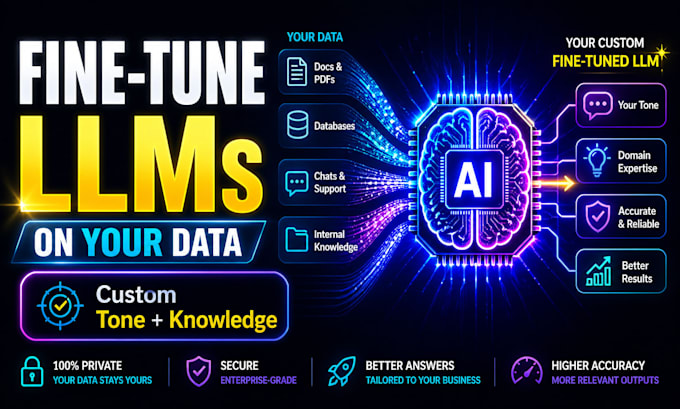 finetune a custom llm using your data with openai or llama