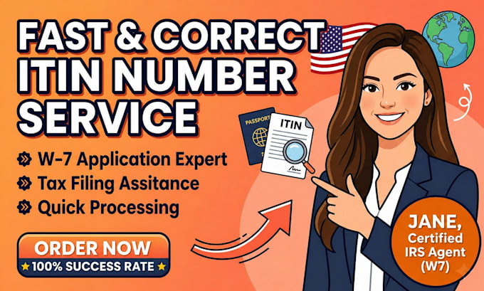 help you apply for itin number fast and correctly w7 expert