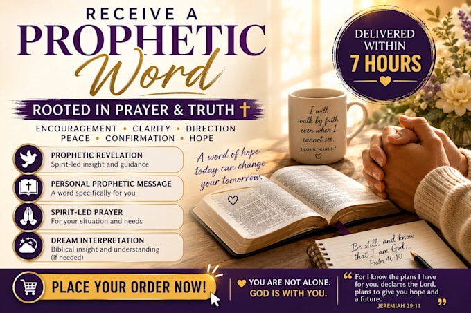 receive prophetic word 7 hours