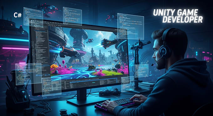 develop unity games, scripts, and advanced gameplay systems in unity engine