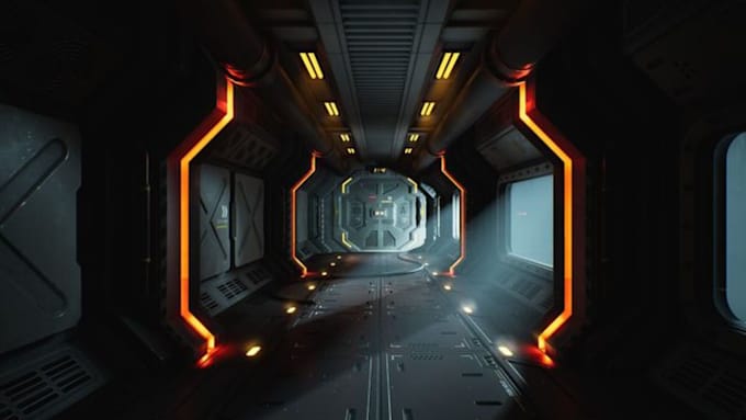 create custom realistic 3d game environments, maps and level design, game asset