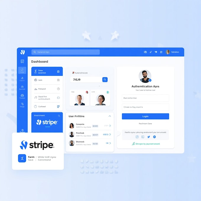build a custom saas web app with authentication, dashboard, and stripe payments