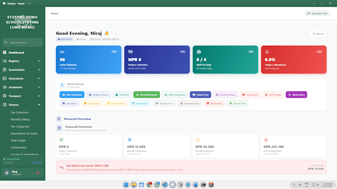 build flutter apps for android and windows with clean UI