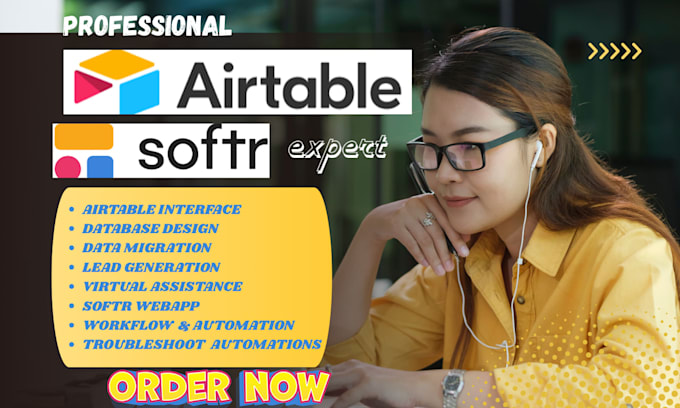 setup airtable database softr crm automation workflow webapp integration