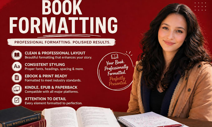 do ebook editing, kindle book formatting paperback amazon KDP book publishing
