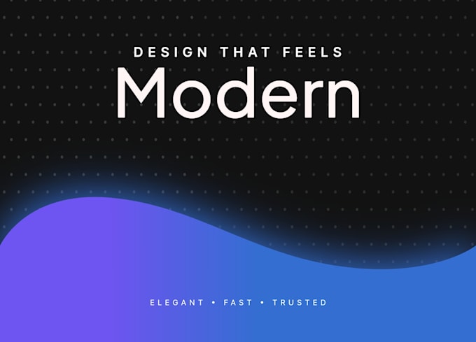design a modern clean website