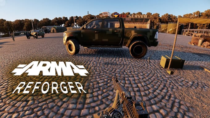 create arma reforger servers, custom maps, and game assets