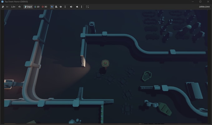 develop 2d games in godot engine with custom mechanics