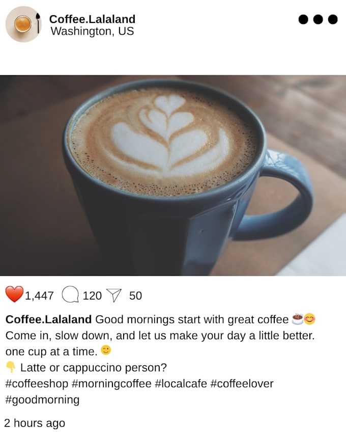 write engaging bilingual captions for small businesses