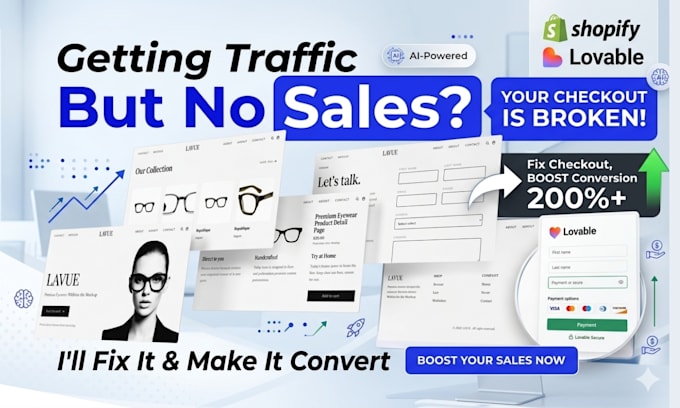 lovable ai shopify store setup shopify checkout fix lovable shopify store design