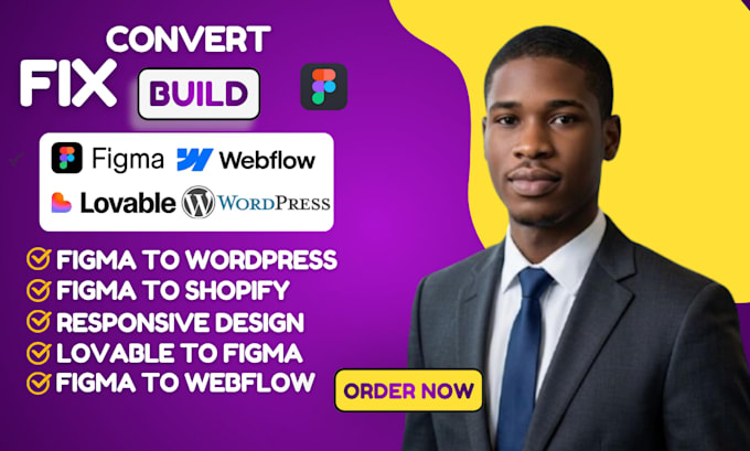 clone, convert figma to webflow landing page framer, fix lovable app website
