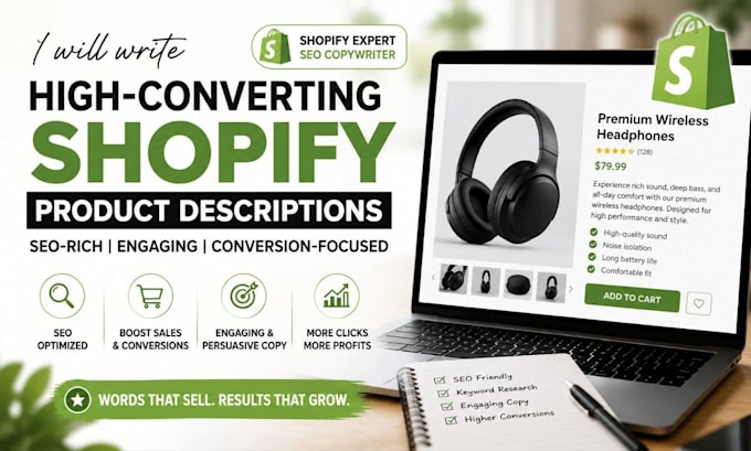 boost etsy write shopify product descriptions and keywords