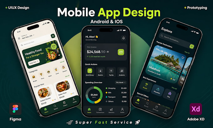 Design saas web app ui ux dashboard and mobile app design in figma by ...