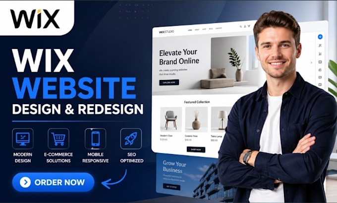 build wix website design wix business and ecommerce website wix website redesign