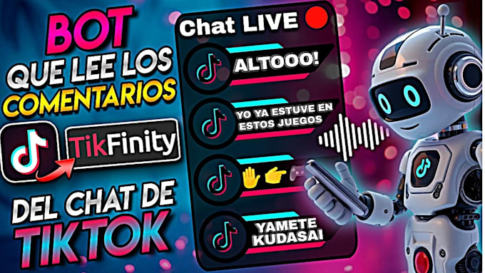 build automated tiktok bot, live streaming bot, instagram api bot, youtube bot