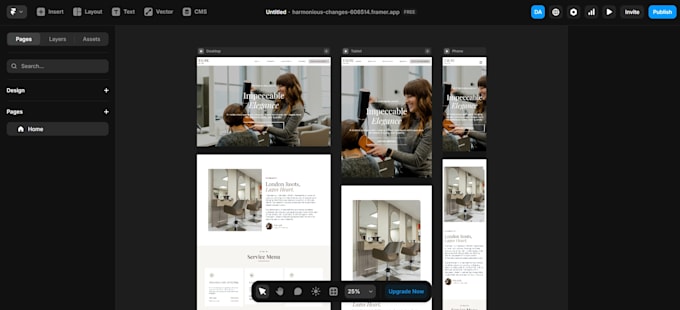 do framer website, figma to framer, UI, UX, SEO, cms