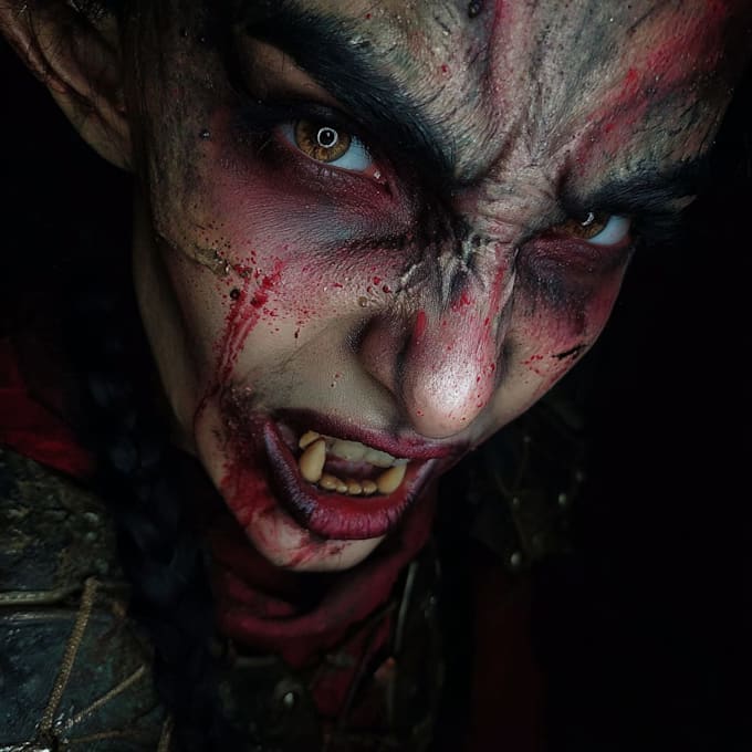make horror fantasy style