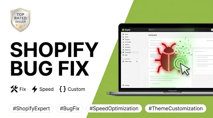 do shopify bug fix and resolve liquid coding errors