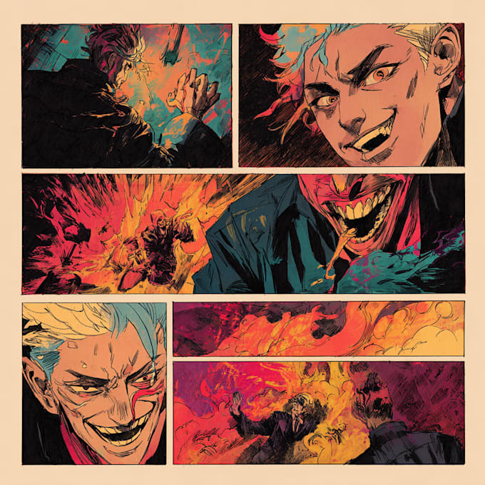 do comic pages illustration comic book page