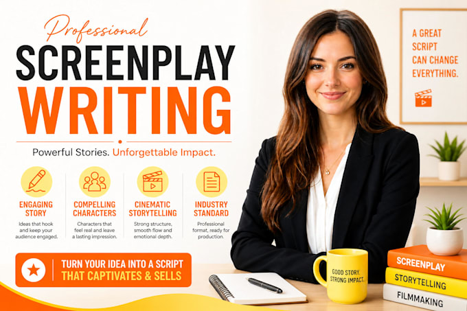 professional scriptwriter movie script screenplay TV series youtube scripts